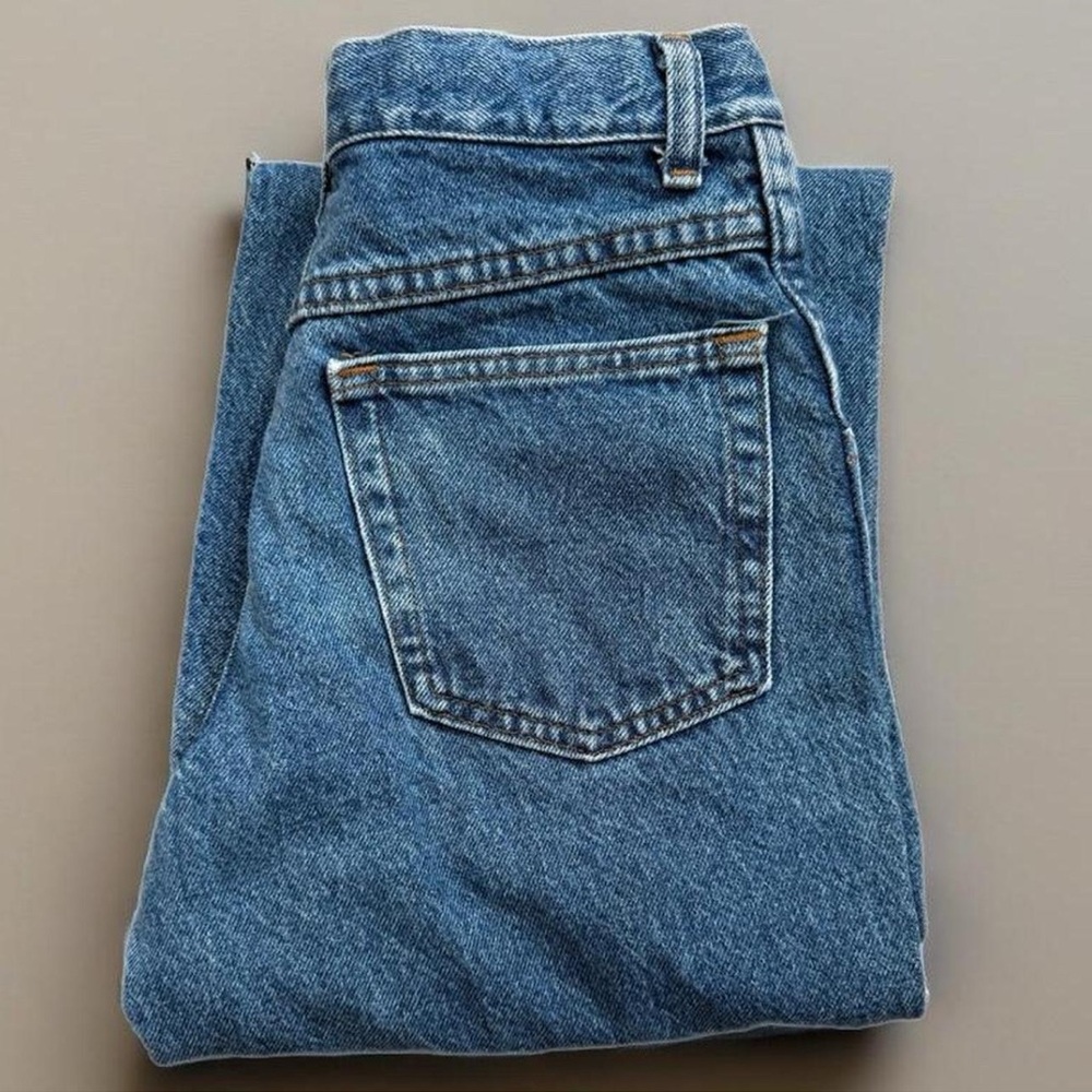 Kids blue denim straight leg jeans
